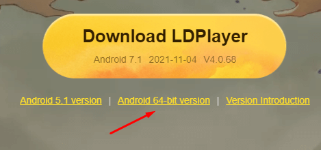 download ldplayer 64bit version to play dislyte